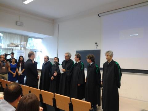 Graduation day at Unibo (2014)