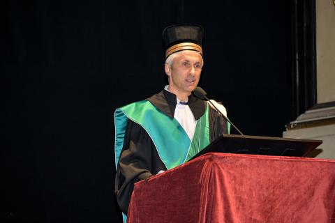 Award ceremony of Laurea Honoris Causa to Guenter Bloeschl, 2021