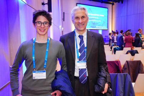With Nicolo in Vienna, at the 2023 EGU General Assembly