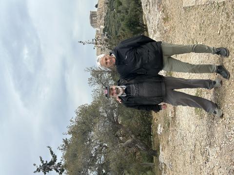 With Demetris on the Acropolis, Athens, 2025